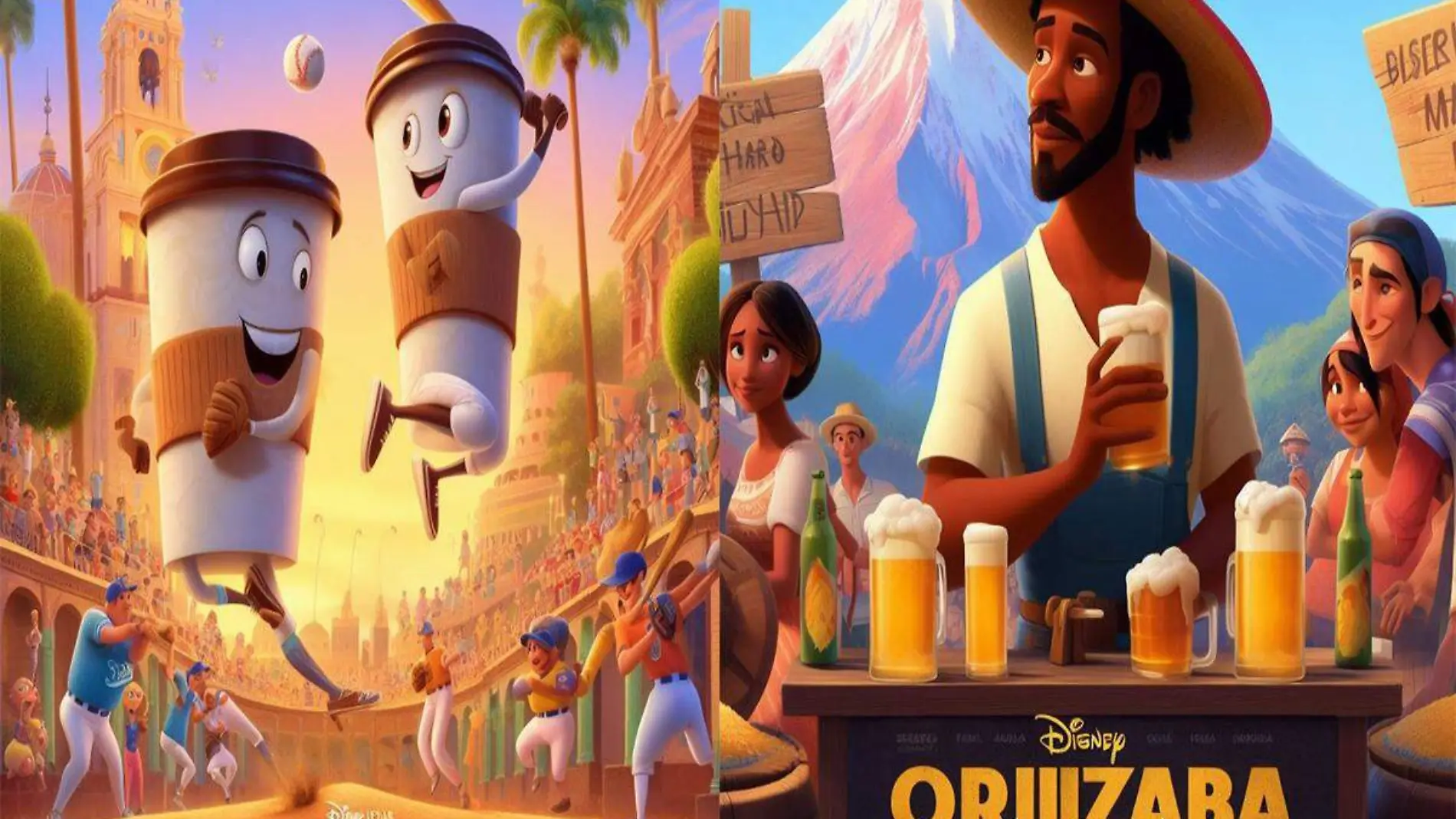 Municipios de Veracruz al estilo Pixar con Inteligencia Artificial